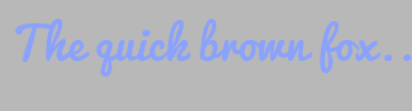 Image with Font Color 8BA2FC and Background Color B8B8B8
